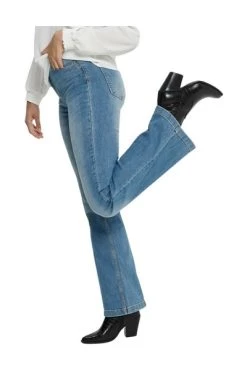 Goedkoopste 😀 JACQUELINE De YONG Flora Flared 👖 Jeans Blue 🌟