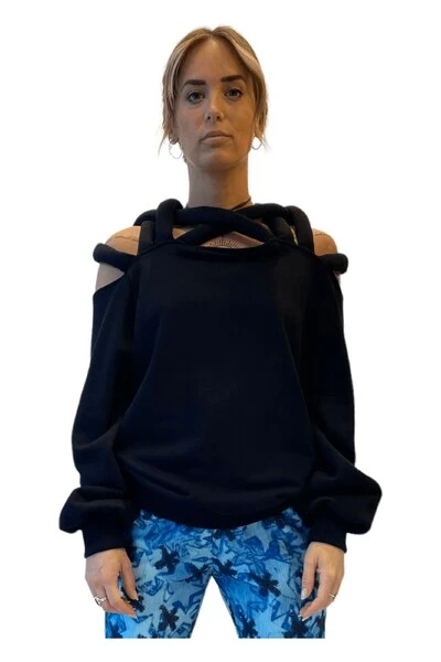 Kopen π Jijil Sweaters Round-neck Knitwear Black π₯ 4 Kopen π Jijil Sweaters Round-neck Knitwear Black π₯ - Afbeelding 2