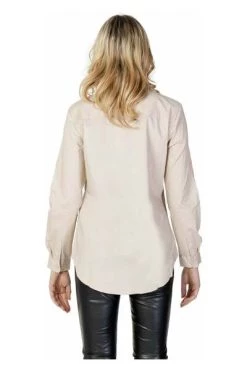 Gloednieuw 👍 JACQUELINE De YONG Longsleeve 👕 Shirts Tops Beige 🔔