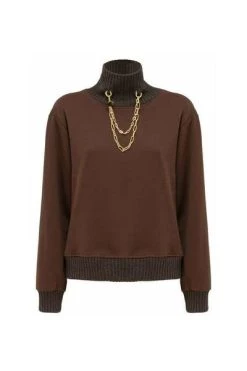Goedkoop 😍 Jijil Coltruien Turtlenecks Brown 🤩