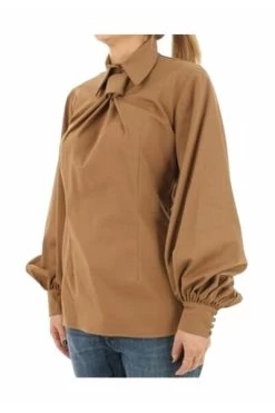 Begroting 👍 Jijil Longsleeve 👚 Shirts 👚 Shirts Brown 🔥