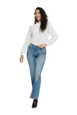 Goedkoopste 😀 JACQUELINE De YONG Flora Flared 👖 Jeans Blue 🌟 -Goedkope JACQUELINE winkel f55be05ebac9d868a725c42f9d266f91
