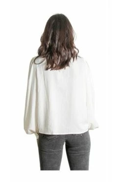 Begroting 🥰 JACQUELINE De YONG Longsleeve 👚 Shirts 👚 Shirts White 🧨