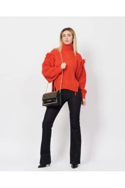 Flash-uitverkoop 👏 Jijil Coltruien Turtlenecks Red 🥰 -Goedkope JACQUELINE winkel ffd94cc0933fbad38cca5959b3b733b1